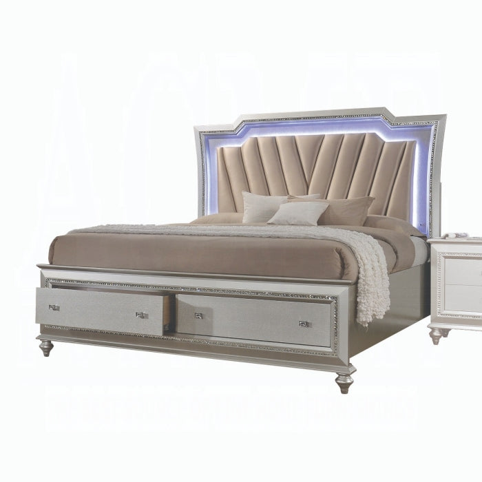 Kaitlyn CK Bed With Led and Storage - Olympia Furniture (Saint George, Utah)