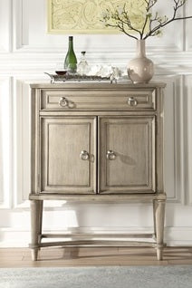 Wynsor Antique Champagne Wine Cabinet - Olympia Furniture (Saint George, Utah)