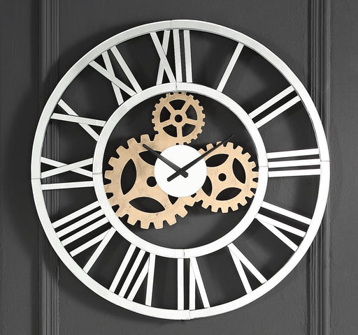 Acilia Mirrored Wall Clock - Olympia Furniture (Saint George, Utah)