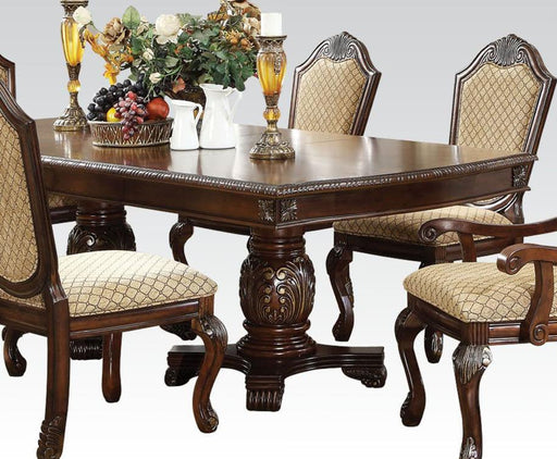 Acme Chateau de Ville Double Pedestal Dining Table in Espresso 64075 - Olympia Furniture (Saint George, Utah)