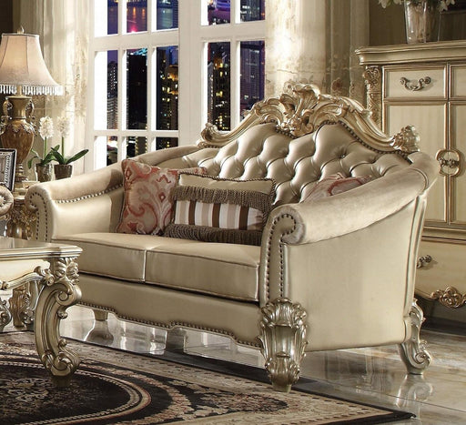 Acme Dresden Loveseat in Gold Patina 53121 - Olympia Furniture (Saint George, Utah)