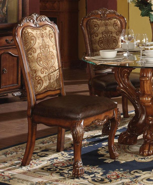 Acme Dresden Side Chairs in Cherry 60012 (Set of 2) - Olympia Furniture (Saint George, Utah)