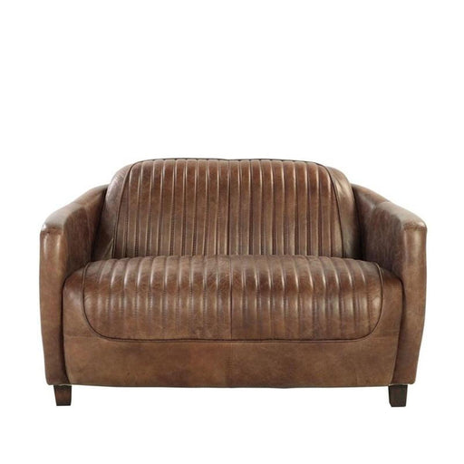 Acme Furniture Brancaster Loveseat in Retro Brown 53546 - Olympia Furniture (Saint George, Utah)