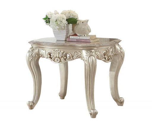 Acme Furniture Gorsedd End Table in Antique White 82442 - Olympia Furniture (Saint George, Utah)