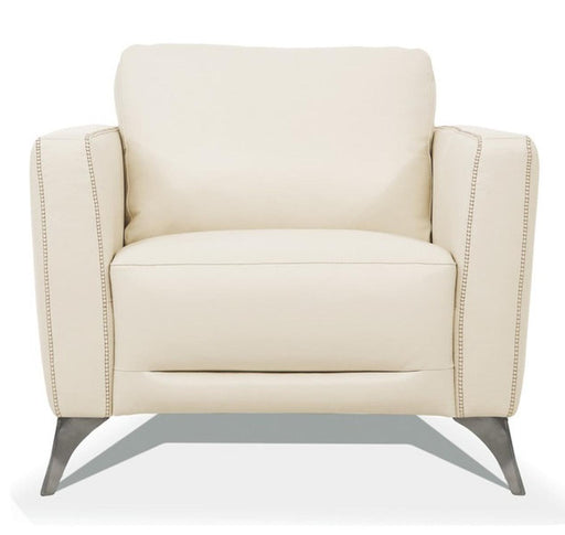 Acme Furniture Malaga Chair in Cream 55007 - Olympia Furniture (Saint George, Utah)