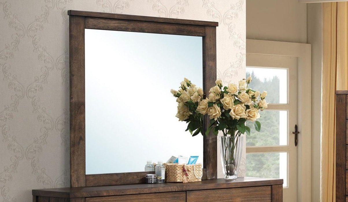Acme Merrilee Landscape Mirror in Oak 21684 - Olympia Furniture (Saint George, Utah)