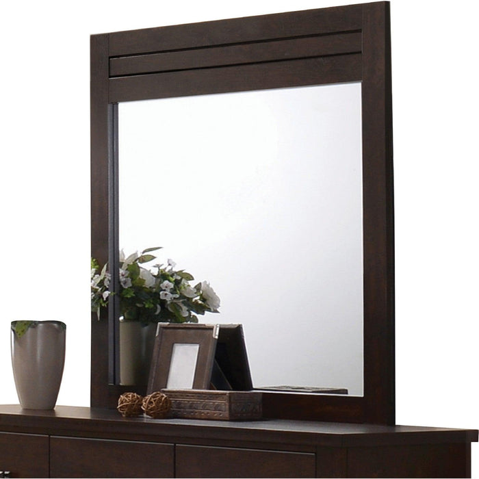Acme Panang Mirror in Mahogany 23374 - Olympia Furniture (Saint George, Utah)