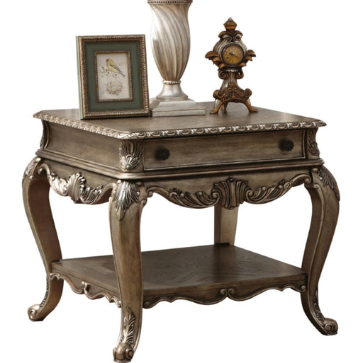 Acme Ragenardus End Table in Vintage Oak 86032 - Olympia Furniture (Saint George, Utah)