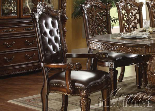 Acme Vendome Cherry Finish Arm Chair (Set of 2) 60004A - Olympia Furniture (Saint George, Utah)