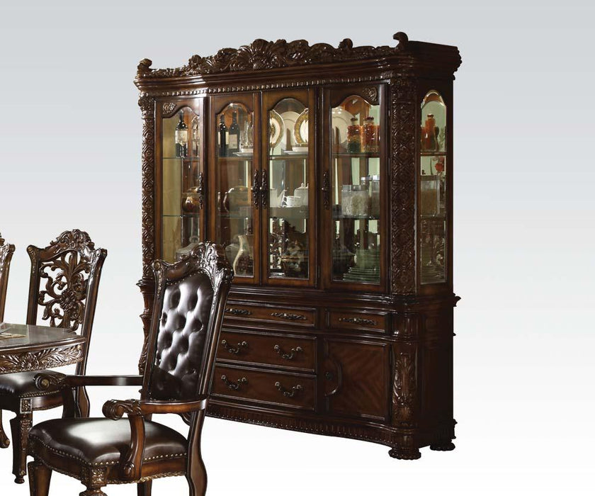 Acme Vendome Cherry Finish Buffet and Hutch 60006 - Olympia Furniture (Saint George, Utah)