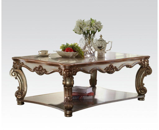 Acme Vendome Coffee Table in Gold Patina 83000 - Olympia Furniture (Saint George, Utah)