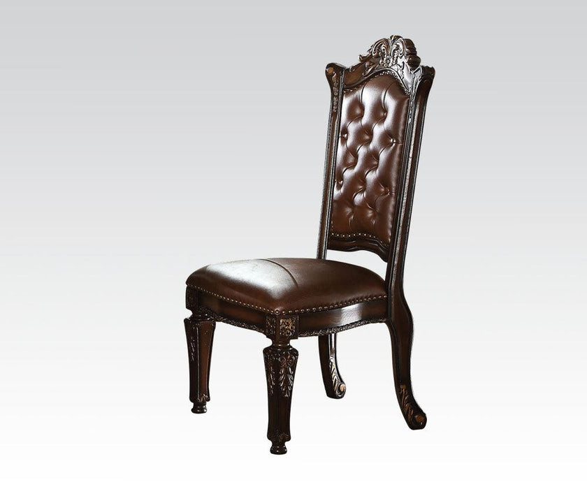 Acme Vendome Dining Side Chair with Leather-Like Uphostery (Set of 2) 62004 - Olympia Furniture (Saint George, Utah)