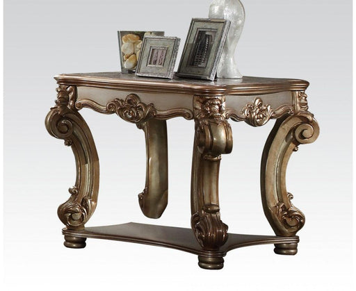 Acme Vendome End Table in Gold Patina 83001 - Olympia Furniture (Saint George, Utah)