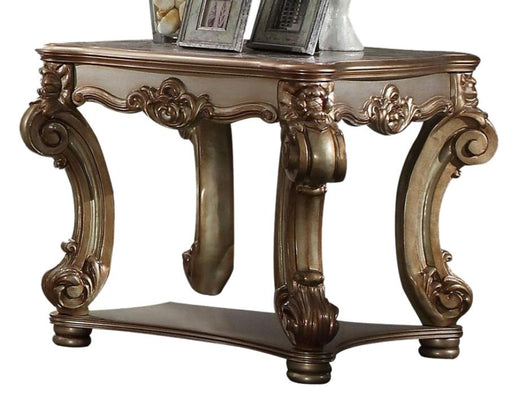 Acme Vendome End Table in Gold Patina 83121 - Olympia Furniture (Saint George, Utah)