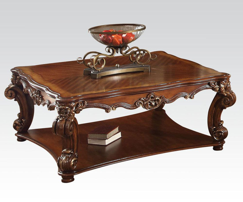 Acme Vendome Square Coffee Table in Cherry 82002 - Olympia Furniture (Saint George, Utah)