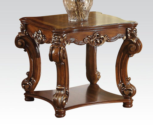 Acme Vendome Square End Table in Cherry 82001 - Olympia Furniture (Saint George, Utah)