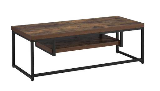 Bob Weathered Oak & Black TV Stand - Olympia Furniture (Saint George, Utah)