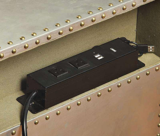 Brancaster Aluminum Nightstand - Olympia Furniture (Saint George, Utah)