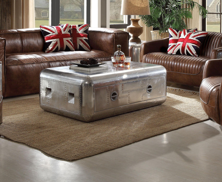 Brancaster Aluminum Coffee Table - Olympia Furniture (Saint George, Utah)
