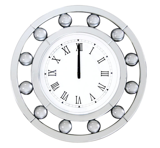 Boffa Mirrored Wall Clock - Olympia Furniture (Saint George, Utah)