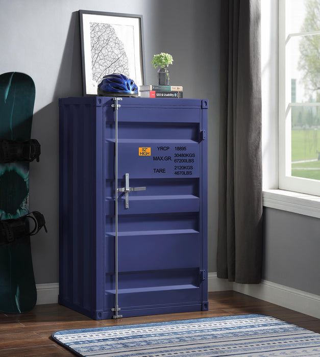 Cargo Blue Chest (Single Door) - Olympia Furniture (Saint George, Utah)