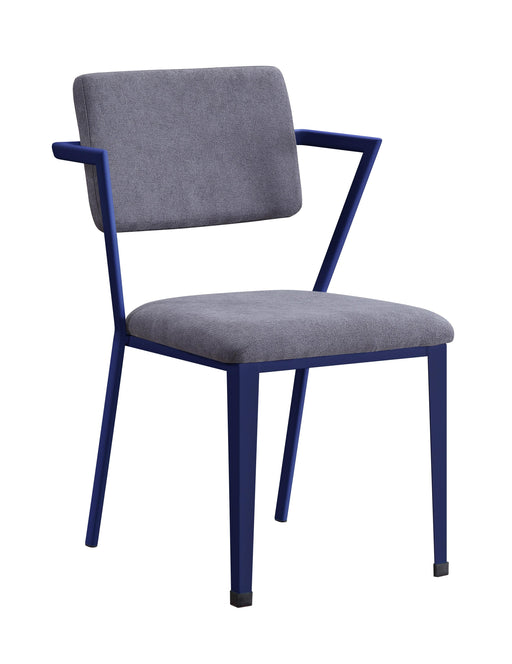 Cargo Gray Fabric & Blue Chair - Olympia Furniture (Saint George, Utah)