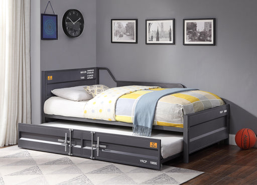 Cargo Gunmetal Daybed & Trundle (Twin Size) - Olympia Furniture (Saint George, Utah)