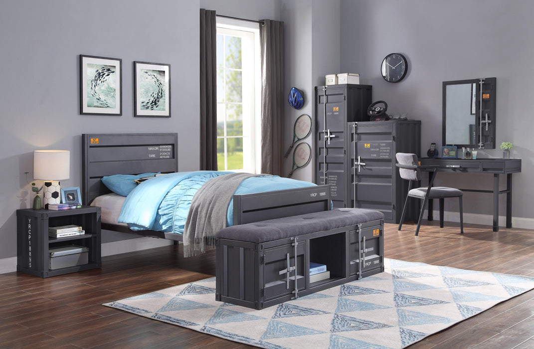 Cargo Gunmetal Twin Bed - Olympia Furniture (Saint George, Utah)