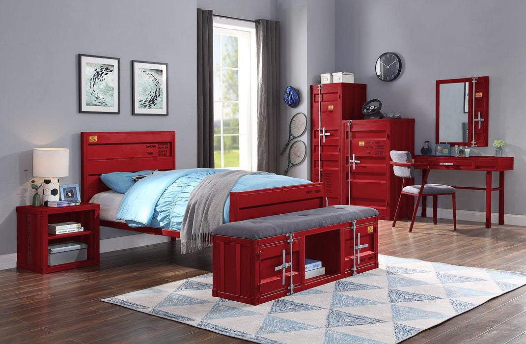 Cargo Red Twin Bed - Olympia Furniture (Saint George, Utah)