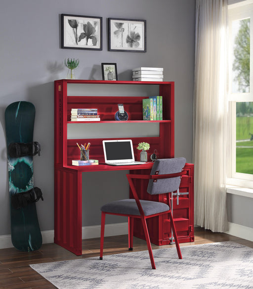 Cargo Red Desk & Hutch - Olympia Furniture (Saint George, Utah)
