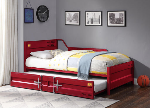 Cargo Red Daybed & Trundle (Twin Size) - Olympia Furniture (Saint George, Utah)