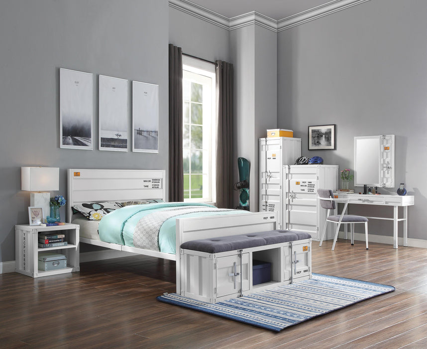 Cargo White Full Bed - Olympia Furniture (Saint George, Utah)