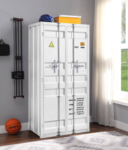 Cargo White Wardrobe (Double Door) - Olympia Furniture (Saint George, Utah)