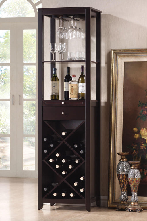 Casey Wenge Wine Cabinet - Olympia Furniture (Saint George, Utah)