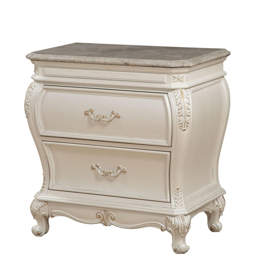Chantelle Pearl White Nightstand - Olympia Furniture (Saint George, Utah)