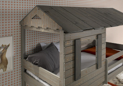 Darlene Rustic Gray Twin/Twin Bunk Bed - Olympia Furniture (Saint George, Utah)