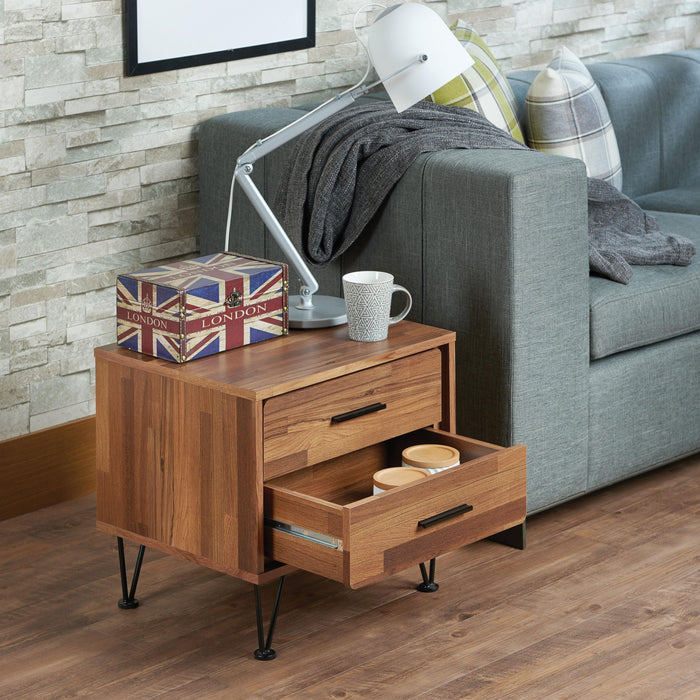 Deoss Walnut Accent Table - Olympia Furniture (Saint George, Utah)