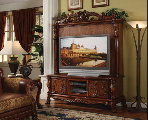 Dresden Cherry Oak Entertainment Center - Olympia Furniture (Saint George, Utah)