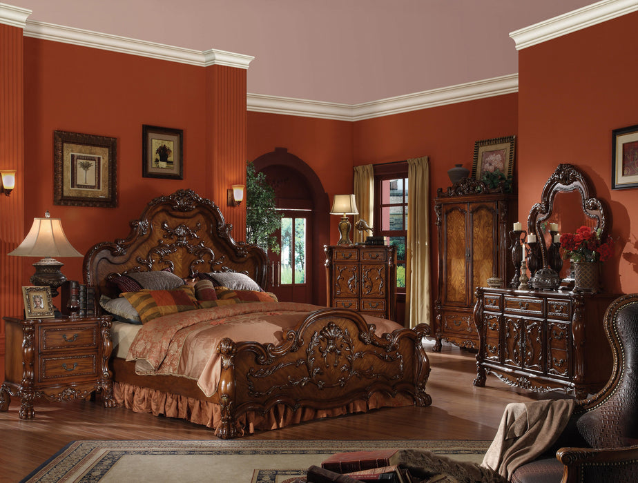 Dresden Cherry Oak California King Bed - Olympia Furniture (Saint George, Utah)