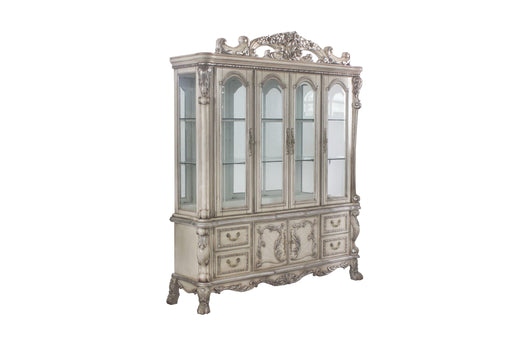Dresden Vintage Bone White Hutch & Buffet - Olympia Furniture (Saint George, Utah)