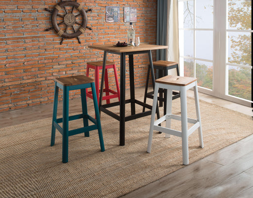 Jacotte Natural & Black Bar Table - Olympia Furniture (Saint George, Utah)