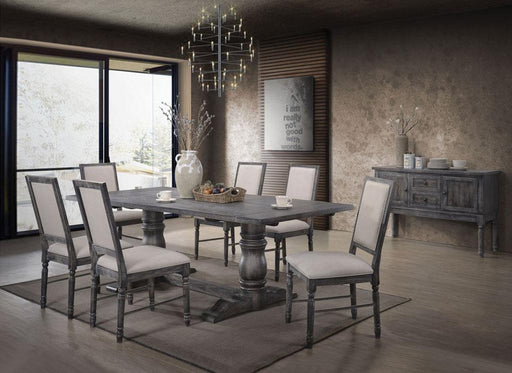 Leventis Weathered Gray Dining Table - Olympia Furniture (Saint George, Utah)