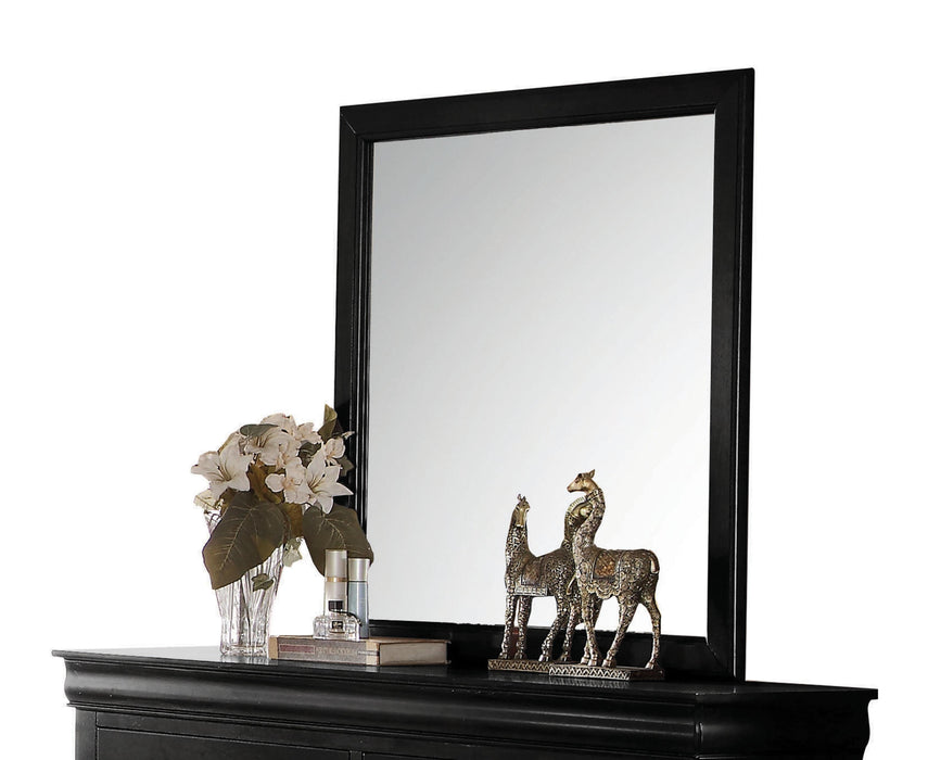 Louis Philippe Black Mirror - Olympia Furniture (Saint George, Utah)