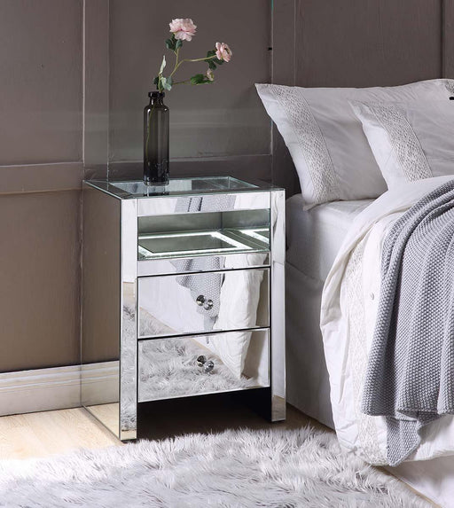 Malish Mirrored Accent Table (LED) - Olympia Furniture (Saint George, Utah)