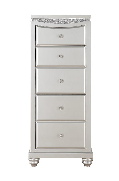 Maverick Platinum Lingerie Chest - Olympia Furniture (Saint George, Utah)