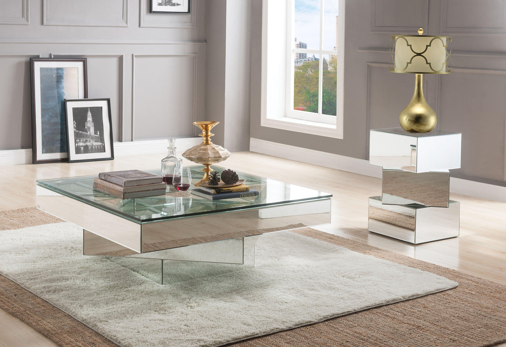 Meria Mirrored Coffee Table - Olympia Furniture (Saint George, Utah)