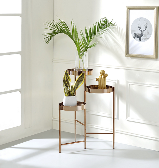 Namid Gold Plant Stand - Olympia Furniture (Saint George, Utah)
