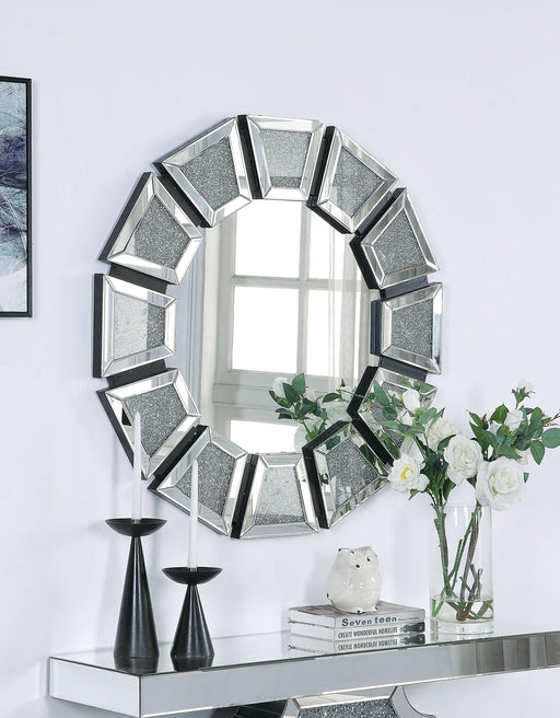 Nowles Mirrored & Faux Stones Wall Decor - Olympia Furniture (Saint George, Utah)