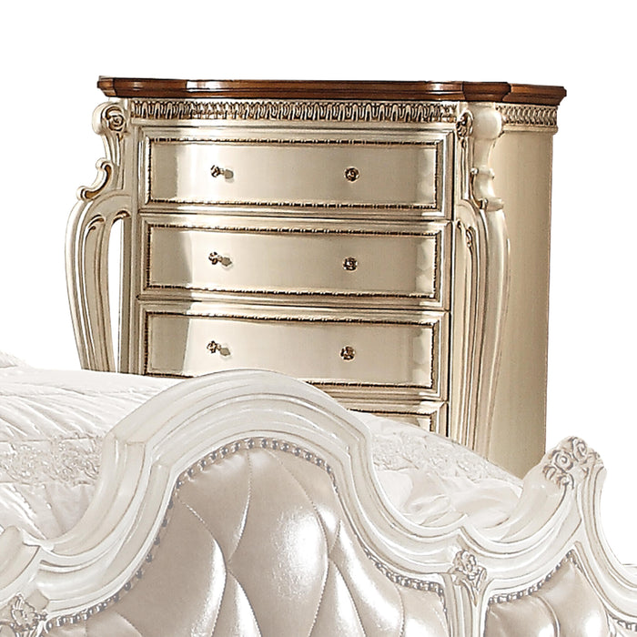 Picardy Antique Pearl & Cherry Oak Chest - Olympia Furniture (Saint George, Utah)