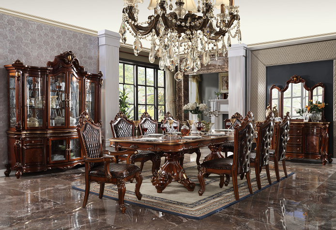 Picardy Cherry Oak Dining Table - Olympia Furniture (Saint George, Utah)